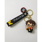 3D PVC Figure Keychain - Harry Potter - Chibi Holding Wand