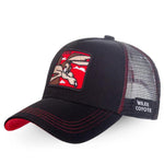 Snapback Cap - Looney Tunes - Wile E. Coyote (Black & Red)