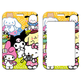 ID Card Badge Holder - Sanrio - Characters Group Yellow Background Kitty Camera Cinnamoroll