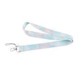 Lanyard - Blue and Gold Marble