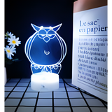 3D LED Night Light - Owl