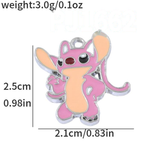 Bracelet Charm - Lilo & Stitch - Stitch dressed as Winnie the Pooh