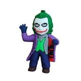3D PVC Figure Keychain - Batman Joker - Chibi Joker Waving