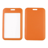ID Card Badge Holder - Solid Orange