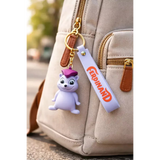 3D PVC Figure Keychain - Ferdinando - Una With Beret