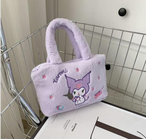 Shoulder Bag Purse - Sanrio - Kuromi - 26cm