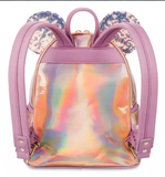 Loungefly Mini Backpacks - Disney - Minnie Mouse Pastel Sequins