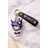 3D PVC Figure Keychain - Kuromi - Witch Costume