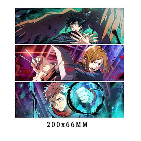 3D Lenticular Sticker - Jujutsu Kaisen - Itadori, Megumi & Nobara