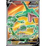 Card Keychain - Pokémon - Rayquaza V Rapid Strike style