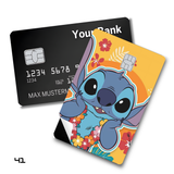 Credit Card Skin Sticker - Lilo & Stitch - Stitch Hawaiian Lei Summer Fun