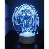 3D LED Night Light - Date A Live - Kurumi Tokisaki (2)