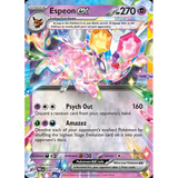 Card Keychain - Pokémon - Espeon ex Tera type, crystal art