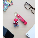 3D PVC Figure Keychain - Spider-Man - Chibi Crouching Variant 2