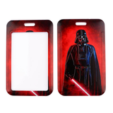 ID Card Badge Holder - Star Wars - Darth Vader Full Body Red Saber Smoky Red Portrait
