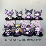 Sanrio Kuromi Night Series 8pcs blind box figure