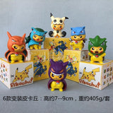 Pokemon Pikachu Cosplay Series 6pcs blind box figure