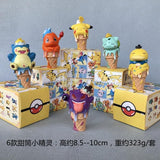 Pokemon Ice Cream Cone Series 6pcs blind box figure