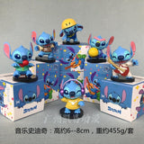 Lilo & Stitch Music Series 6pcs blind box figure