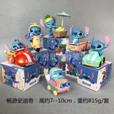 Disney Stitch Summer Vacation Series 7pcs blind box figure