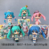 Vocaloid Sitting Pose Figure Set 5pcs blind box figure
