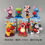 Disney Preserved Flower Dome Series 7pcs blind box figure