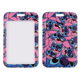 Lilo & Stitch Repeating Pattern of Stitch's Face id badge holder
