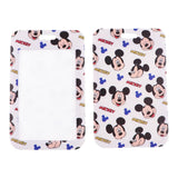 Mickey Mouse & Friends Heads Pattern with Logo id badge holder
