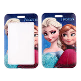 Frozen Elsa and Anna Portrait id badge holder