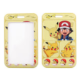 Pokemon Ash and Pikachu Multiple Poses id badge holder