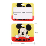 Mickey & Friends Peeking Mickey Mouse with logo text id badge holder
