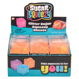 Squishy - Glitter Sugar Squeezy Cheese 2 Inch (Random Color)