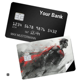 DC Comics Artistic Superman Flying with Red Cape card skin sticker