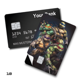 Teenage Mutant Ninja Turtles Realistic card skin sticker