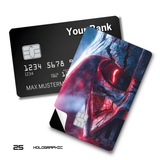 Star Wars Sith Lord Helmet Close-up card skin sticker