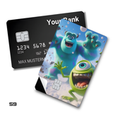 Monsters, Inc. Sulley and Mike Wazowski Posing card skin sticker