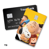 Peanuts The Movie Gang Portrait card skin sticker