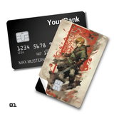 The Legend of Zelda Link with Master Sword Art card skin sticker