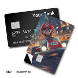 Mario Racing in Kart card skin sticker