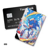 Sonic Super with Blue Energy card skin sticker