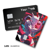 Pokemon Mewtwo Holding Red Energy Ball card skin sticker