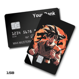 Dragon Ball Goku in Gi Before Red Sun card skin sticker