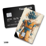 Dragon Ball Super Saiyan Blue Goku Portrait card skin sticker