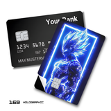 Dragon Ball Ultra Ego Vegeta Lightning Aura card skin sticker