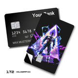 Dragon Ball Ultra Ego Vegeta Purple Pink Aura card skin sticker