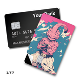 Dragon Ball Super Buu Posing Menacingly card skin sticker