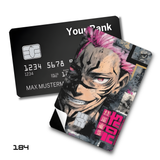 Jujutsu Kaisen Satoru Gojo with Blue Energy Aura card skin sticker