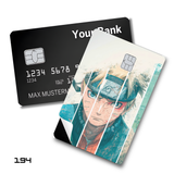 Naruto Young Uzumaki Portrait card skin sticker