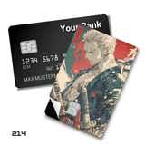 One Piece Roronoa Zoro with Dragon Aura card skin sticker
