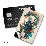 One Piece Injured Roronoa Zoro with Golden Aura card skin sticker